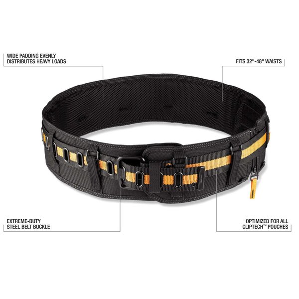 Toughbuilt Belt, ClipTech Accessories, Polyester TB-CT-40P